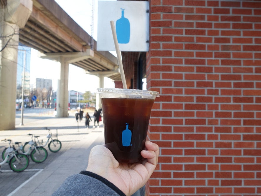 [韓國首爾]在首爾喝藍瓶::藍瓶咖啡 blue bottle