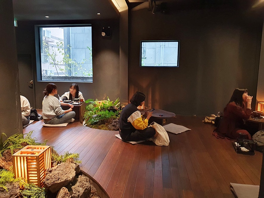 [首爾弘大入口站] 日式庭園風的咖啡店 :清水堂 共鳴 청수