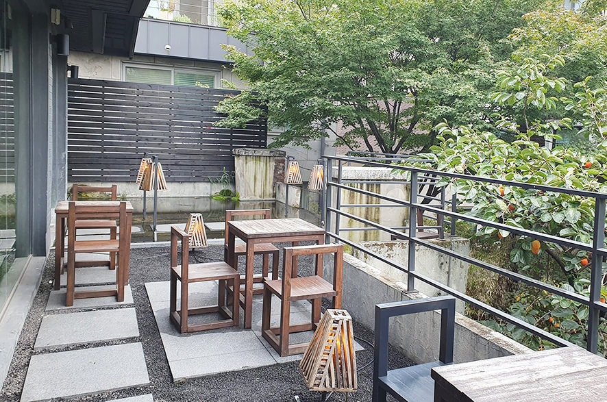 [首爾弘大入口站] 日式庭園風的咖啡店 :清水堂 共鳴 청수